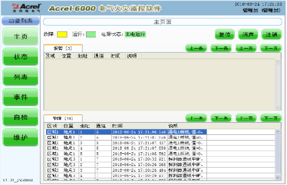 上海电气火灾监控系统Acrel-6000B